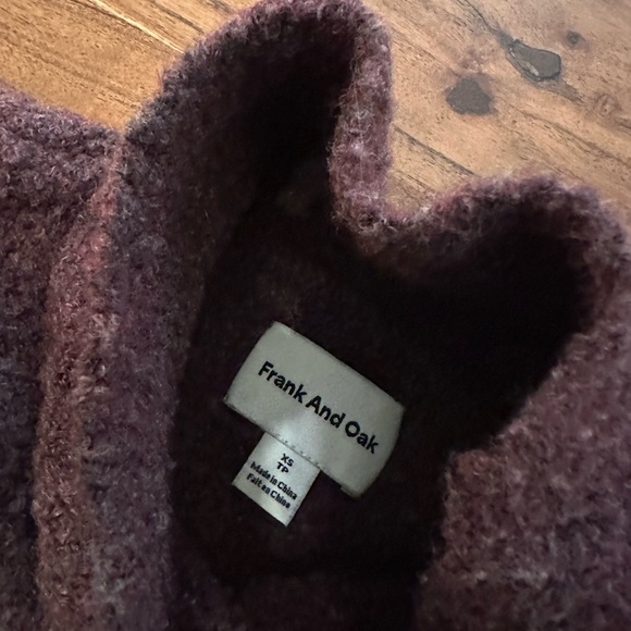 Seawool Cropped Mockneck Sweater - Frank and Oak - Picture 3 of 3